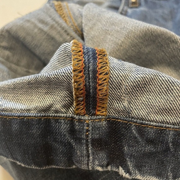 Phillip Plein Denim Jean Shorts Men's Size 34 Designer Distressed Pants Rare - Picture 12 of 16